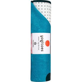Manduka Yogitoes Printed Yoga Mat Towel Line Beach, Standard