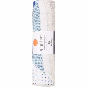 Manduka Yogitoes Printed Yoga Mat Towel Linen Stripe, Standard