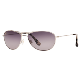 Maui Jim Baby Beach Polarized Sunglasses - Silver/Neutral Gray - Medium