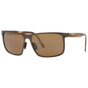 Maui Jim Wana Glass Polarized Sunglasses - Brushed Chocolate/HCL Bronze - X-Large