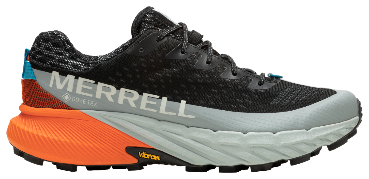 Merrell Agility Peak 5 GORE-TEX Trail Running Shoes for Men - Black - 12M