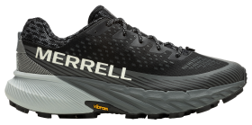 Merrell Agility Peak 5 Trail Running Shoes for Men - Black/Granite - 10M