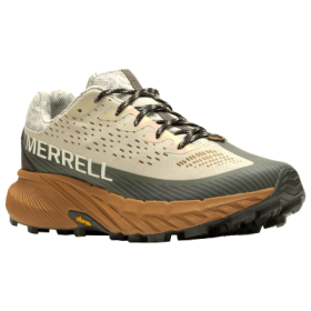 Merrell Agility Peak 5 Trail Running Shoes for Men - Oyster/Olive - 10M