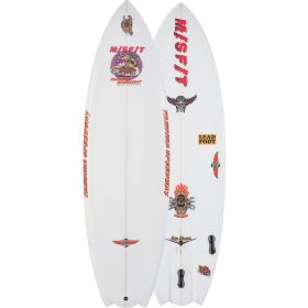 Misfit Yandina Speedway Art Series Surfboard - Futures Art, 5ft 8in