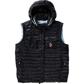 Moncler Grenoble Gumiane Recycled Micro Ripstop Vest - Women's Black, 0