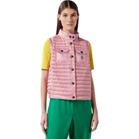 Moncler Grenoble Gumiane Recycled Micro Ripstop Vest - Women's Pink, 0