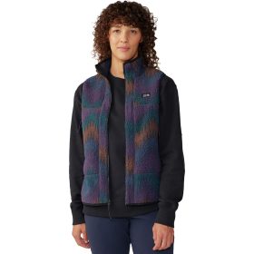 Mountain Hardwear HiCamp Fleece Printed Vest - Women's Blurple Zig Zag Print, M