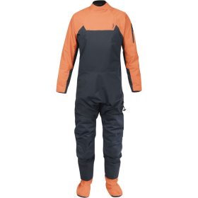 Mustang Survival Helix Drysuit + Latex Seals - Women's Admiral Gray/Coral Quartz, L