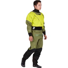 NRS Axiom Drysuit - Men's Chartreuse, L