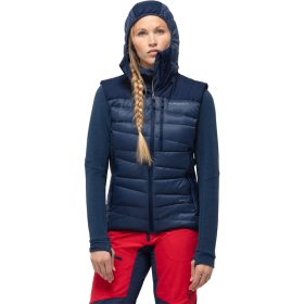 Norrona Falketind 750 Down Vest - Women's Indigo Night, L