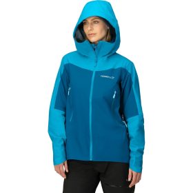 Norrona Falketind GORE-TEX Jacket - Women's Aquarius/Mykonos Blue, L