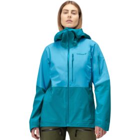 Norrona Lofoten GORE-TEX Jacket - Women's Aquarius/Hawaiian Surf, L