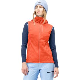 Norrona Lyngen Alpha90 Vest - Women's Orange Alert, L