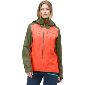 Norrona Lyngen GORE-TEX Jacket - Women's Olive Night/Orange Alert, M