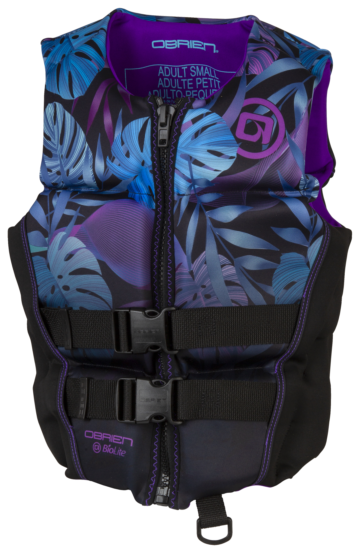 O'Brien Flex V-Back Life Jacket for Ladies - Purple - Large