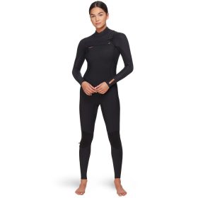 O'Neill Hyperfreak 3/2+mm Chest-Zip Full Wetsuit - Women's Black/Black, 6