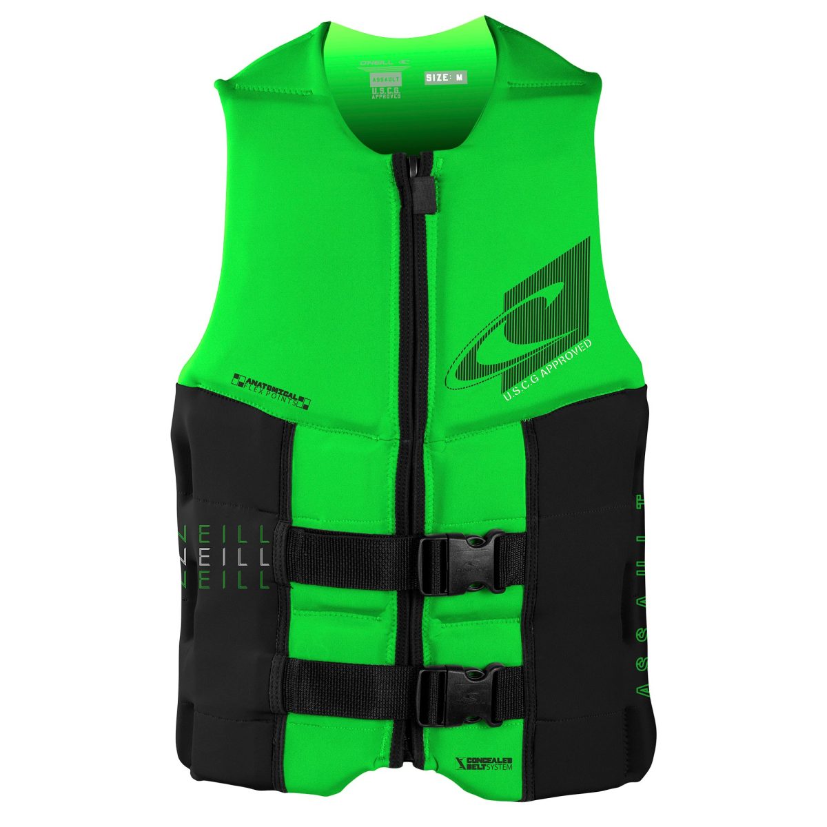 O'Neill Men's Assault Life Jacket - Lime - S in Green