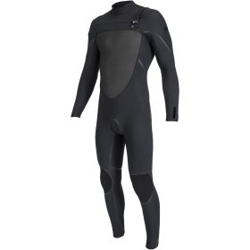 O'Neill Psycho Tech 4/3+mm Chest-Zip Full Wetsuit - Men's Black/Black, LS