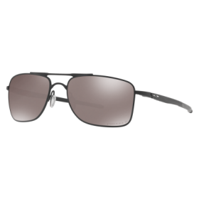Oakley Gauge 8 Mirror Polarized Sunglasses - Matte Black/Prizm Black Iridium Mirror - Standard