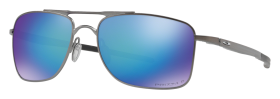 Oakley Gauge 8 Mirror Polarized Sunglasses - Matte Gunmetal/Prizm Sapphire Iridium Mirror - Standard