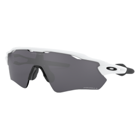 Oakley Radar EV Path OO9208 Prizm Grey Polarized Sunglasses - Polished White/Prizm Black - Large