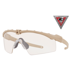 Oakley SI Ballistic M Frame 3.0 OO9146 Sunglasses - SI Dark Bone/Clear - Large