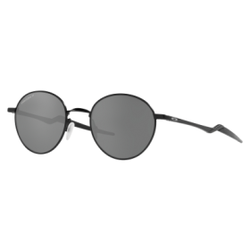 Oakley Terrigal OO4146 Prizm Grey Polarized Sunglasses - Satin Black/Prizm Black - Standard