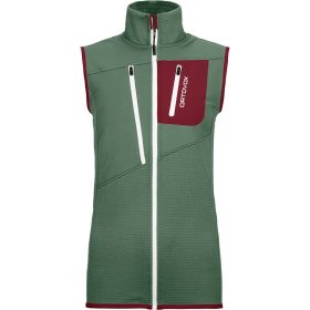 Ortovox Fleece Grid Vest - Women's Green Forest, M