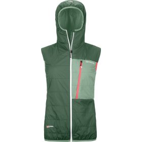 Ortovox Swisswool Piz Duan Vest - Women's Green Forest, S