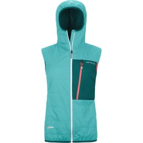 Ortovox Swisswool Piz Duan Vest - Women's Ice Waterfall, S