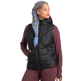 Outdoor Research Coldfront Hooded Down Vest - Women's Black, 3XL