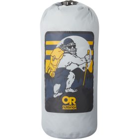 Outdoor Research Packout Graphic 10L Dry Bag Titanium, One Size