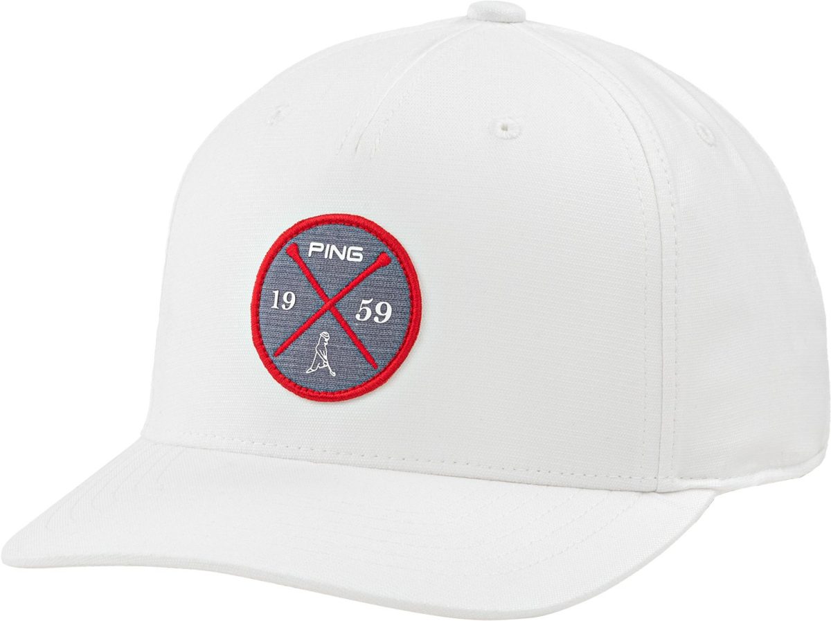 PING Bestball Men's Golf Hat - White