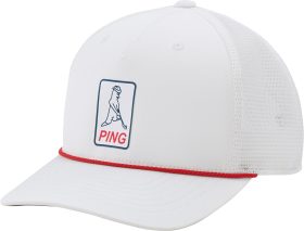 PING Karsten O.G. Performance Men's Golf Hat - White