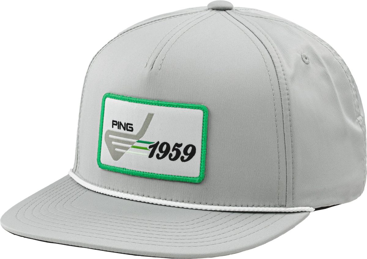 PING Mulligan Men's Golf Hat - Grey