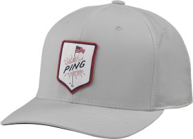 PING Old Glory Men's Golf Hat - Grey