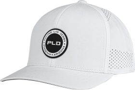 PING PLD Performance Snapback Men's Golf Hat 2024 - White