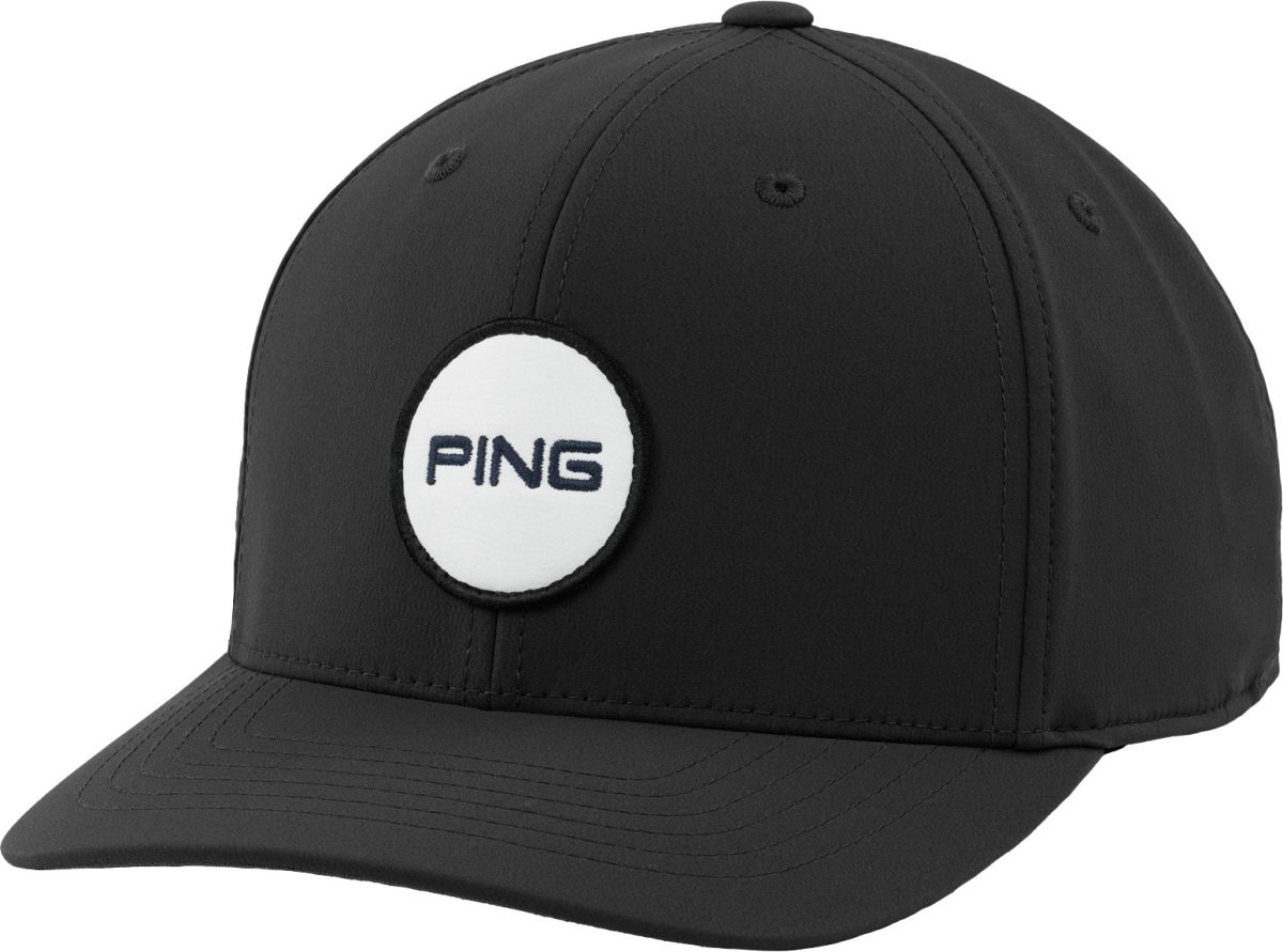 PING Patch Men's Golf Hat - Black