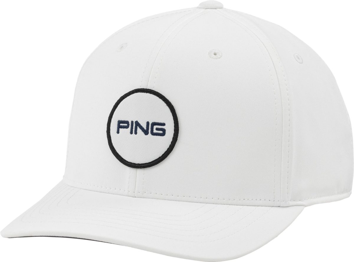 PING Patch Men's Golf Hat - White