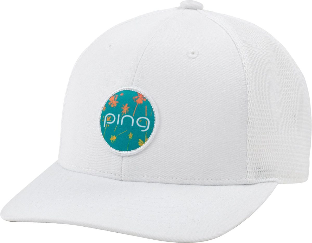 PING Womens Fourball Golf Hat - White