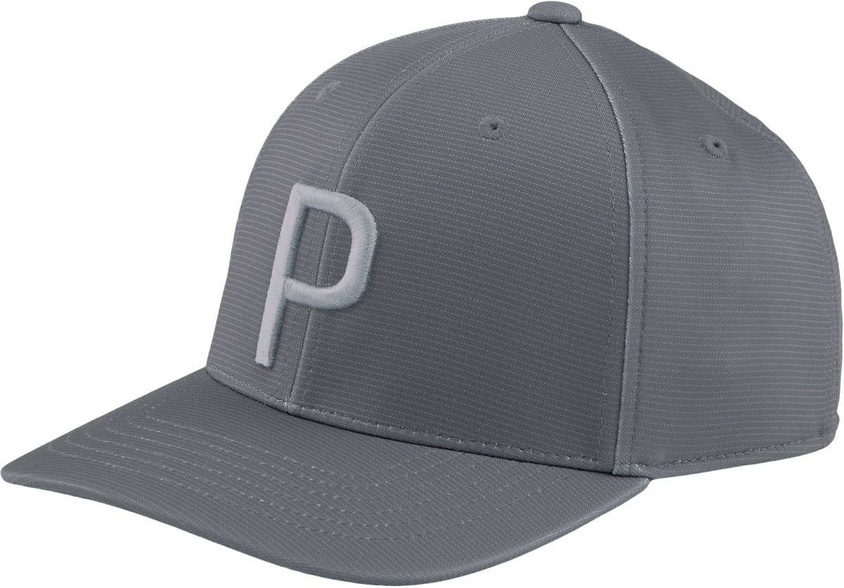 PUMA P Snapback Men's Golf Hat - Grey