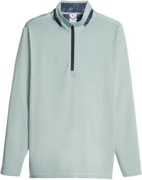 PUMA x LIBERTY 1/4 Zip Men's Golf Pullover - Green, Size: Medium