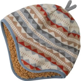 Patagonia Baby Reversible Beanie - Infants' Diamond Stripe: Light Plume Grey, 12M