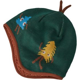 Patagonia Baby Reversible Beanie - Infants' Joshua and Friends Knit: Pinyon Green, 24M