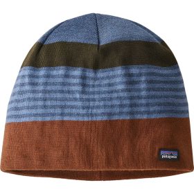 Patagonia Beanie Hat Fitz Roy Stripe/Sisu Brown, One Size