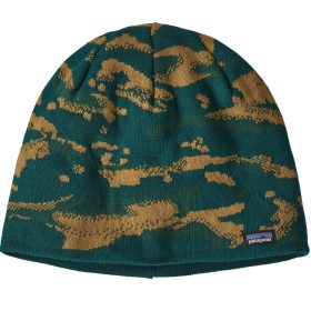 Patagonia Beanie Hat Ocean Camo Knit/Dark Borealis Green, One Size