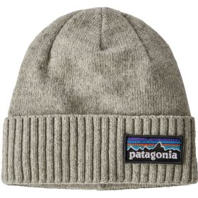 Patagonia Brodeo Beanie - Men's P-6 Logo/Drifter Grey, One Size