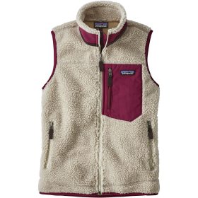 Patagonia Classic Retro-X Fleece Vest - Women's Natural/Arrow Red, XL