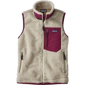 Patagonia Classic Retro-X Fleece Vest - Women's Natural/Arrow Red, XXS