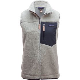 Patagonia Classic Retro-X Fleece Vest - Women's Tailored Grey/Smolder Blue, L